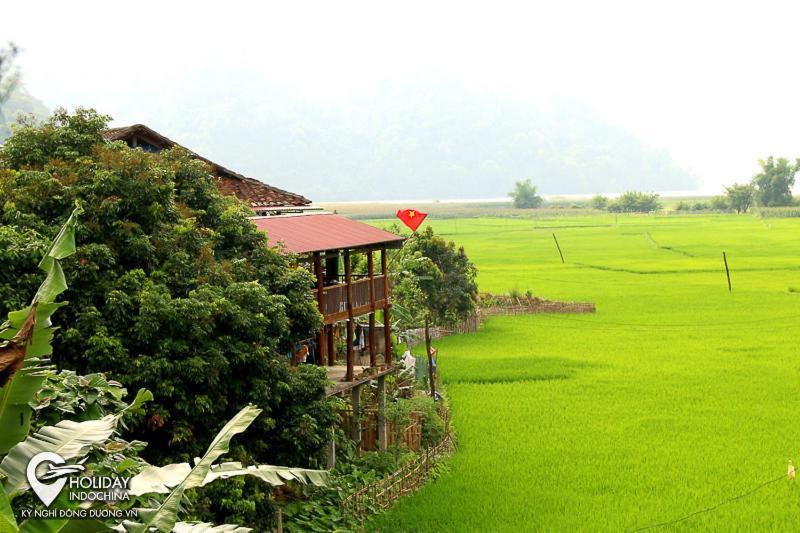 Tran Xuan Homestay Ba Be Exterior foto